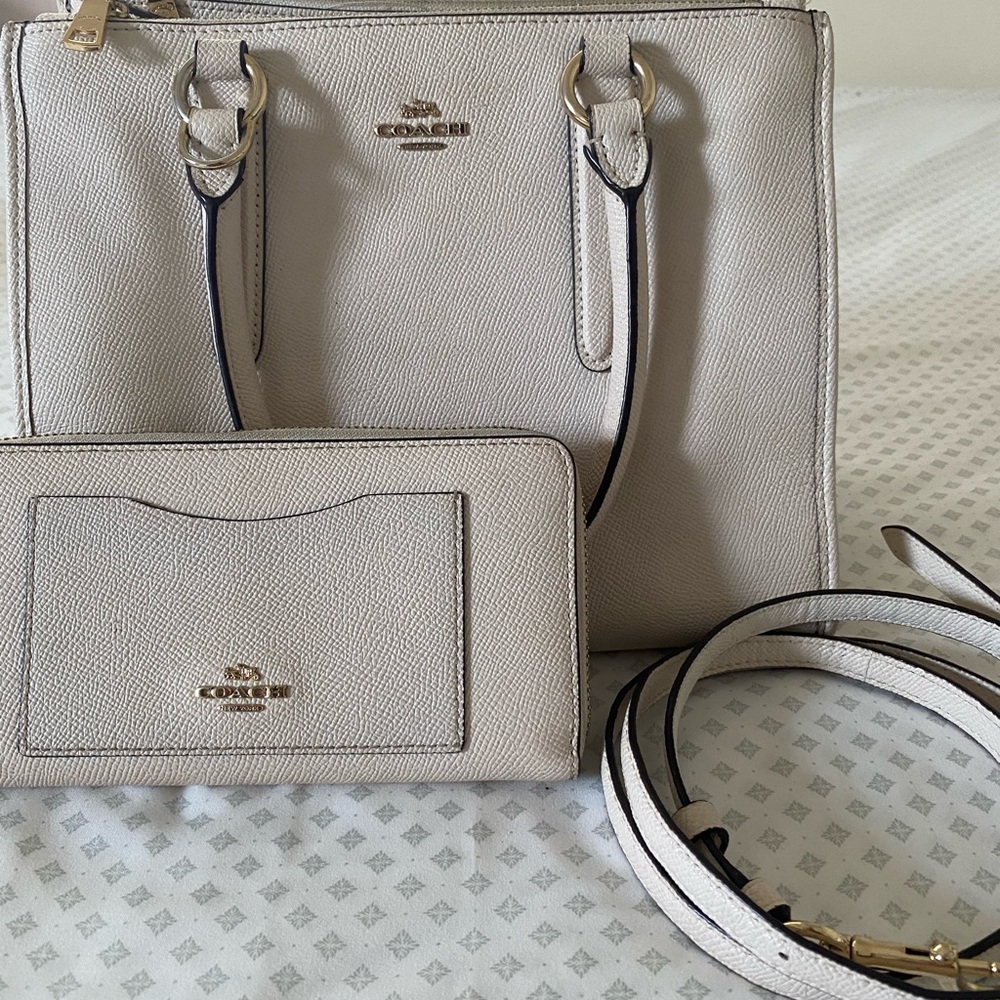 Coach Purse and Wallet (used) - Picture 1 of 8